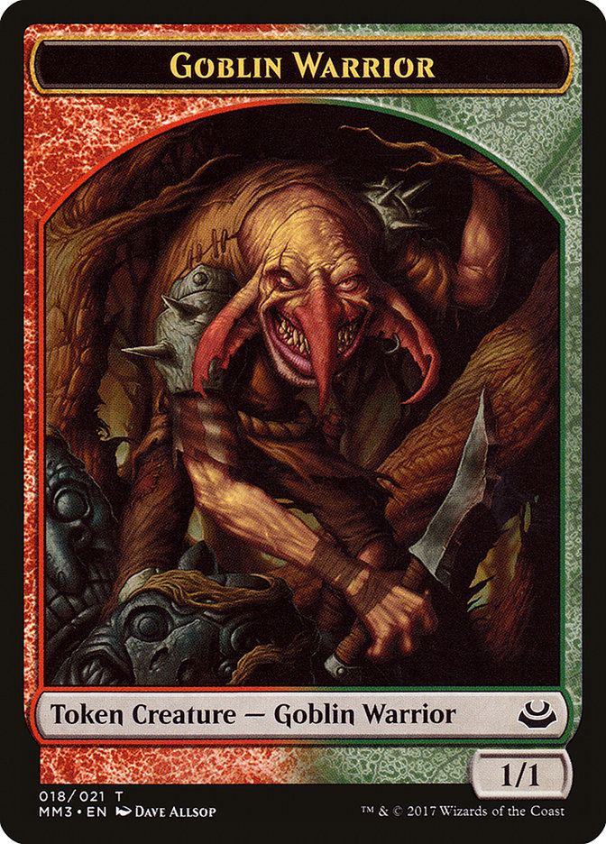 Goblin Warrior Token [Modern Masters 2017 Tokens] | Tables and Towers