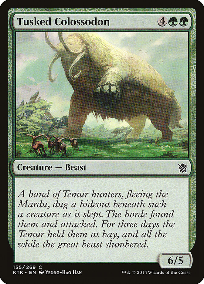 Tusked Colossodon [Khans of Tarkir] | Tables and Towers