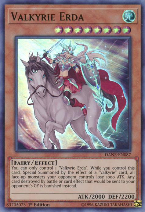 Valkyrie Erda [DANE-EN087] Ultra Rare | Tables and Towers