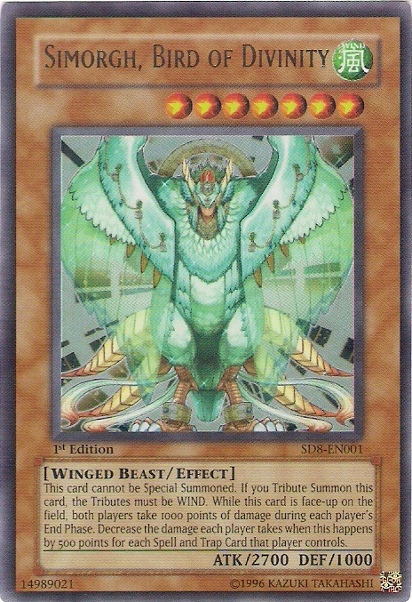 Simorgh, Bird of Divinity [SD8-EN001] Ultra Rare | Tables and Towers