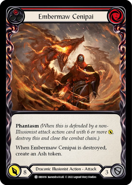 Embermaw Cenipai [DRO016] (Uprising Dromai Blitz Deck) | Tables and Towers