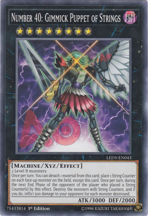 Number 40: Gimmick Puppet of Strings [LED5-EN043] Common | Tables and Towers