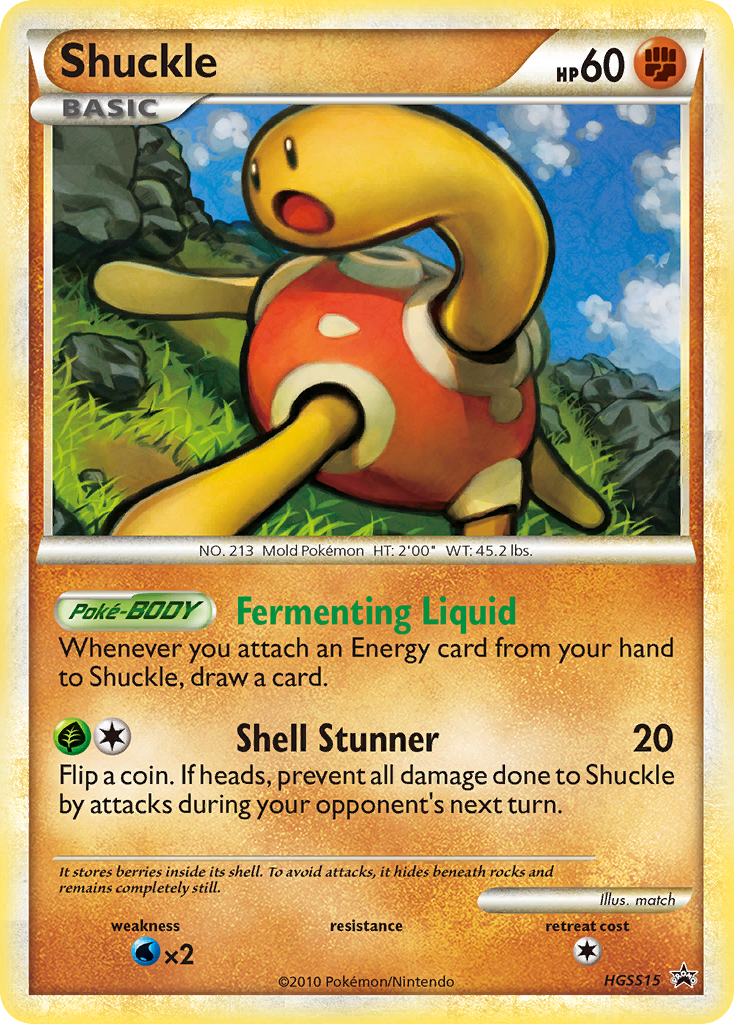 Shuckle (HGSS15) [HeartGold & SoulSilver: Black Star Promos] | Tables and Towers