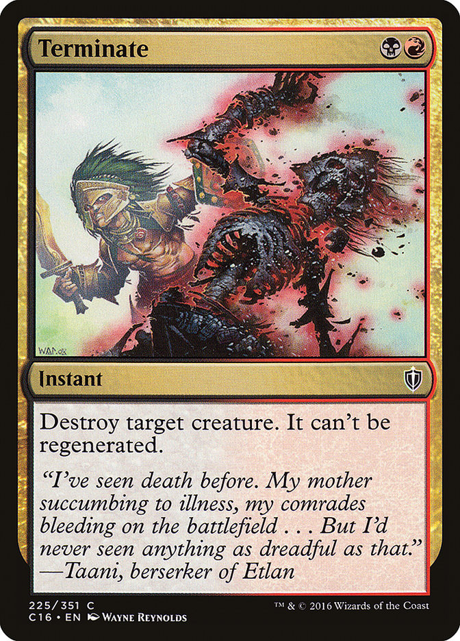 Terminate [Commander 2016] | Tables and Towers