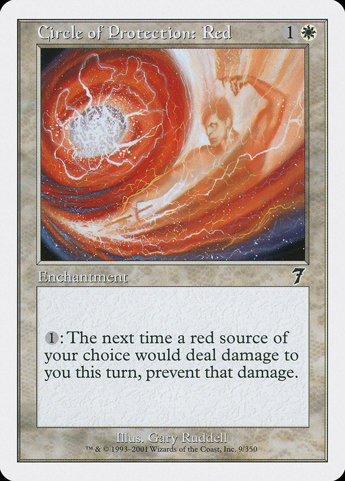 Circle of Protection: Red [Seventh Edition] | Tables and Towers