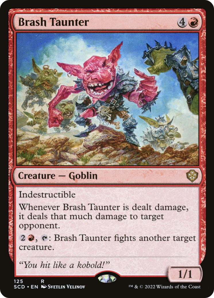 Brash Taunter [Starter Commander Decks] | Tables and Towers