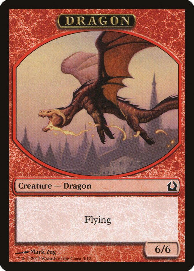 Dragon Token [Return to Ravnica Tokens] | Tables and Towers