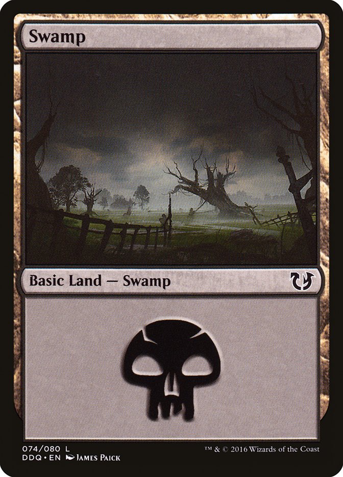 Swamp (74) [Duel Decks: Blessed vs. Cursed] | Tables and Towers