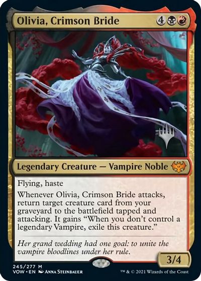 Olivia, Crimson Bride (Promo Pack) [Innistrad: Crimson Vow Promos] | Tables and Towers