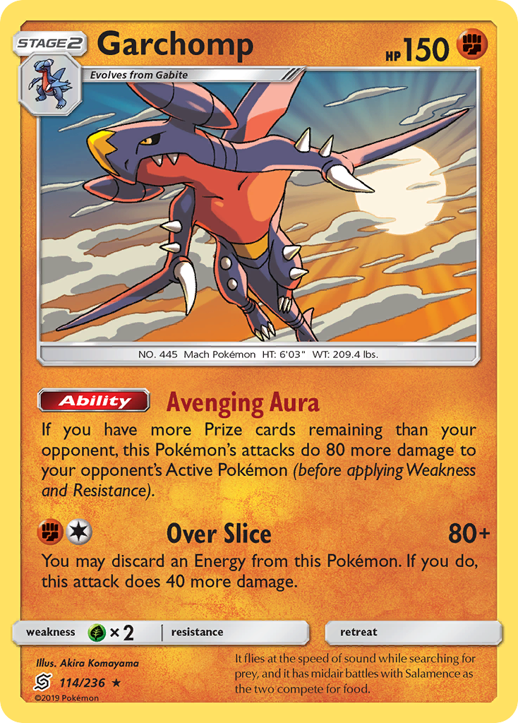 Garchomp (114/236) [Sun & Moon: Unified Minds] | Tables and Towers