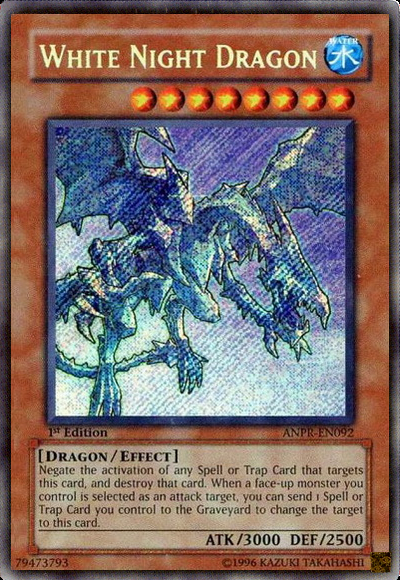 White Night Dragon [ANPR-EN092] Secret Rare | Tables and Towers