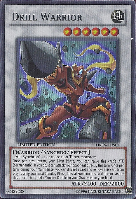 Drill Warrior [DREV-ENSE1] Super Rare | Tables and Towers