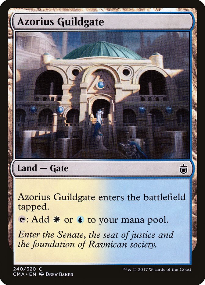 Azorius Guildgate [Commander Anthology] | Tables and Towers