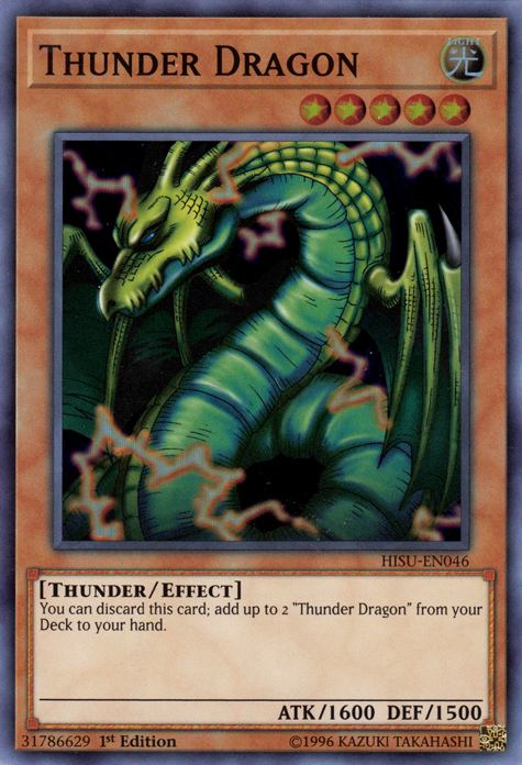 Thunder Dragon [HISU-EN046] Super Rare | Tables and Towers