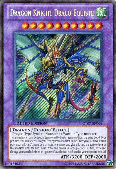 Dragon Knight Draco-Equiste [CT07-EN003] Secret Rare | Tables and Towers