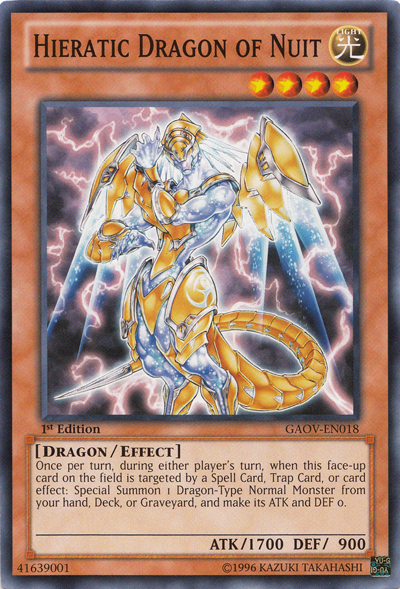 Hieratic Dragon of Nuit [GAOV-EN018] Common | Tables and Towers