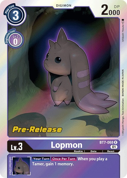 Lopmon [BT7-068] [Next Adventure Pre-Release Cards] | Tables and Towers