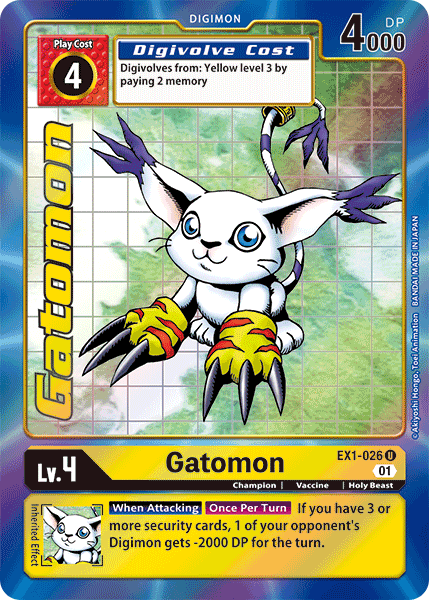 Gatomon [EX1-026] (Alternate Art) [Classic Collection] | Tables and Towers