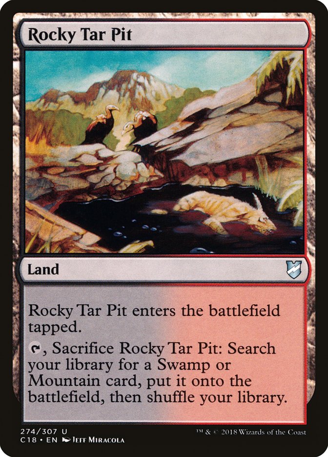 Rocky Tar Pit [Commander 2018] | Tables and Towers