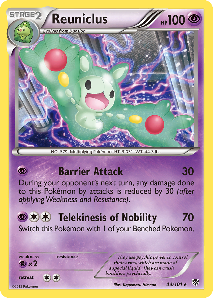 Reuniclus (44/101) [Black & White: Plasma Blast] | Tables and Towers