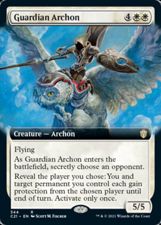 Guardian Archon (Extended Art) [Commander 2021] | Tables and Towers