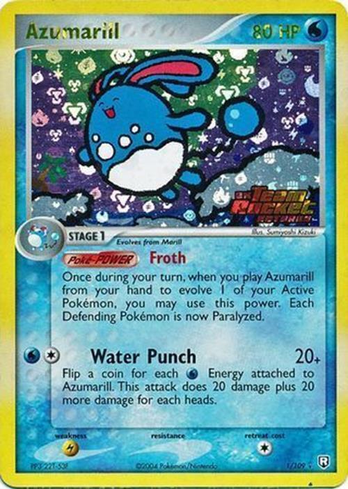 Azumarill (1/109) (Stamped) [EX: Team Rocket Returns] | Tables and Towers