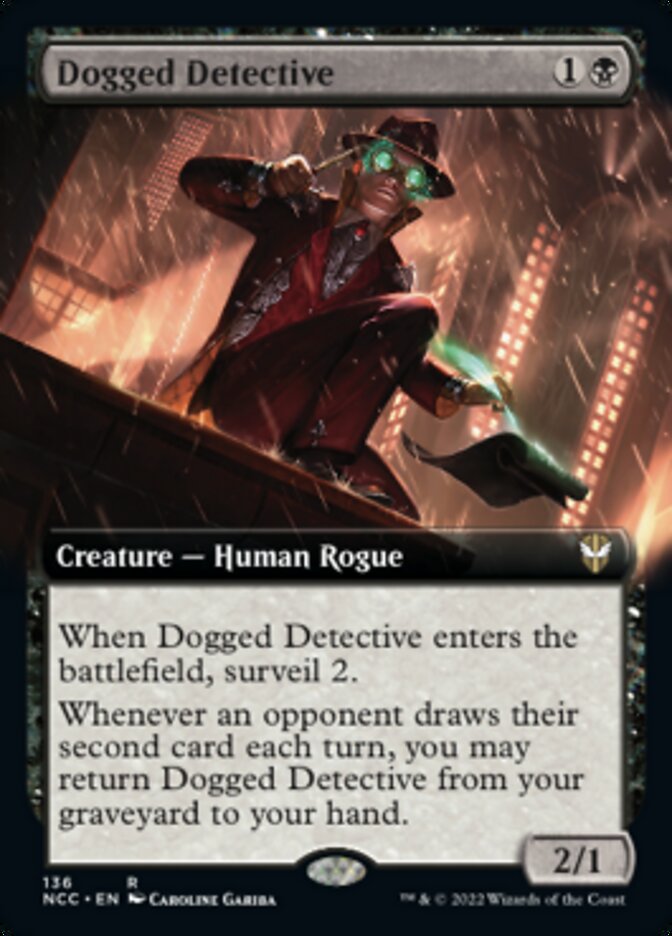 Dogged Detective (Extended Art) [Streets of New Capenna Commander] | Tables and Towers