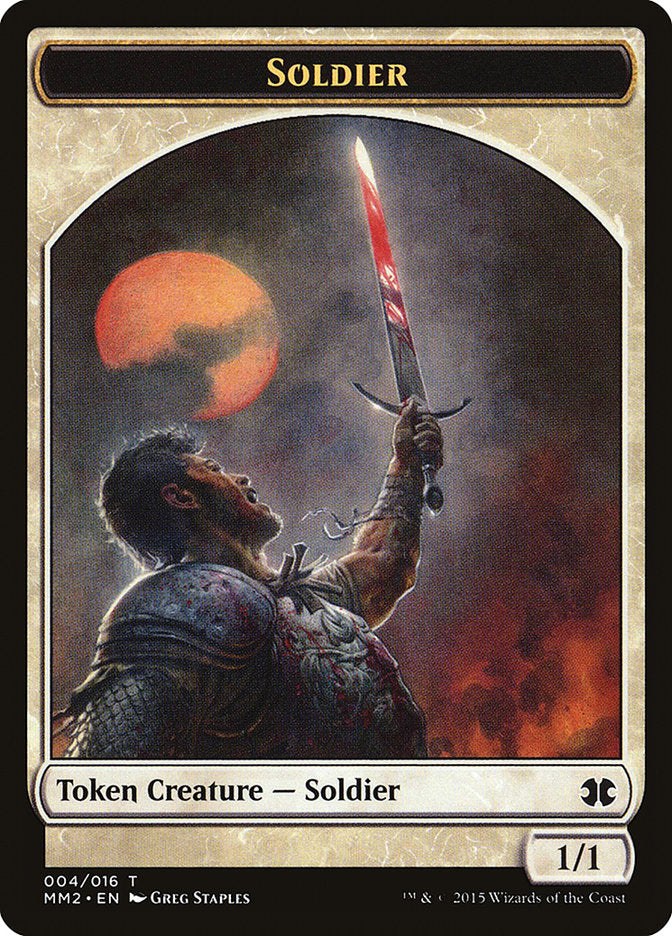 Soldier Token [Modern Masters 2015 Tokens] | Tables and Towers