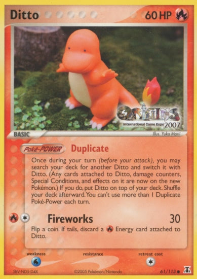 Ditto (61/113) (Origins Game Fair 2007) [EX: Delta Species] | Tables and Towers