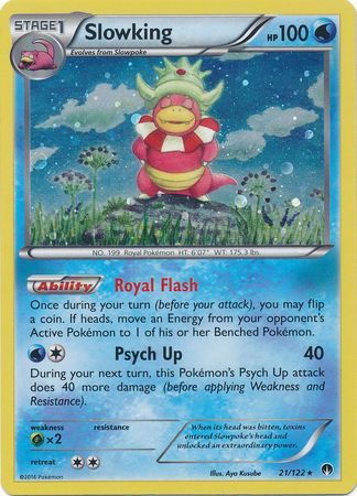 Slowking (21/122) (Cosmos Holo) [XY: BREAKpoint] | Tables and Towers