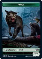 Wolf // Wurm (030) Double-Sided Token [Double Masters Tokens] | Tables and Towers