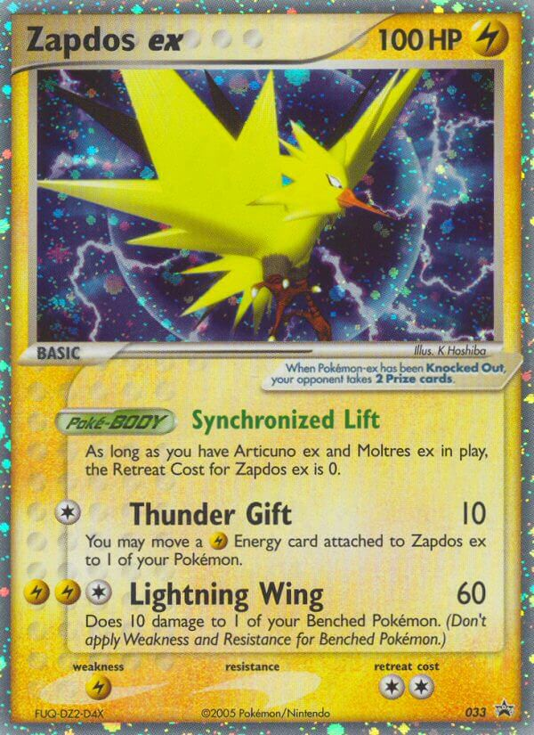 Zapdos ex (033) [Nintendo: Black Star Promos] | Tables and Towers