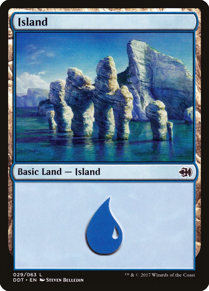 Island (29) [Duel Decks: Merfolk vs. Goblins] | Tables and Towers