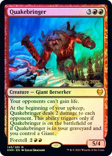 Quakebringer [Kaldheim Prerelease Promos] | Tables and Towers