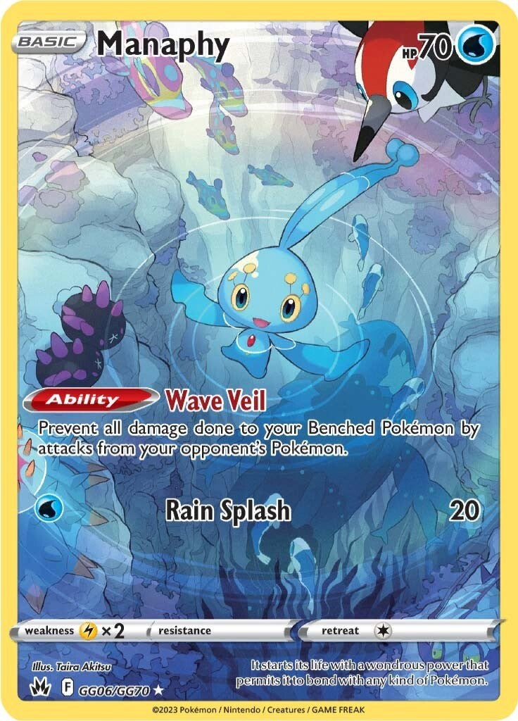 Manaphy (GG06/GG70) [Sword & Shield: Crown Zenith] | Tables and Towers