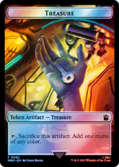 Copy // Treasure (0062) Double-Sided Token (Surge Foil) [Doctor Who Tokens] | Tables and Towers