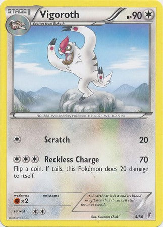 Vigoroth (4/30) [XY: Trainer Kit 1 - Bisharp] | Tables and Towers