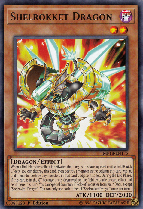 Shelrokket Dragon [MP18-EN175] Rare | Tables and Towers