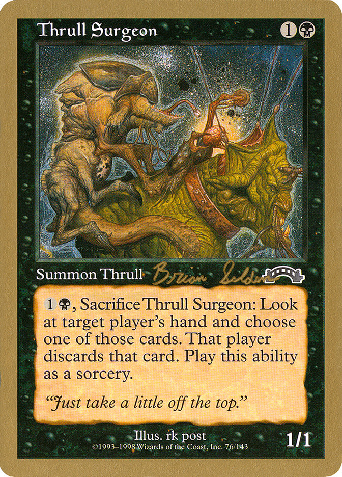 Thrull Surgeon (Brian Selden) [World Championship Decks 1998] | Tables and Towers