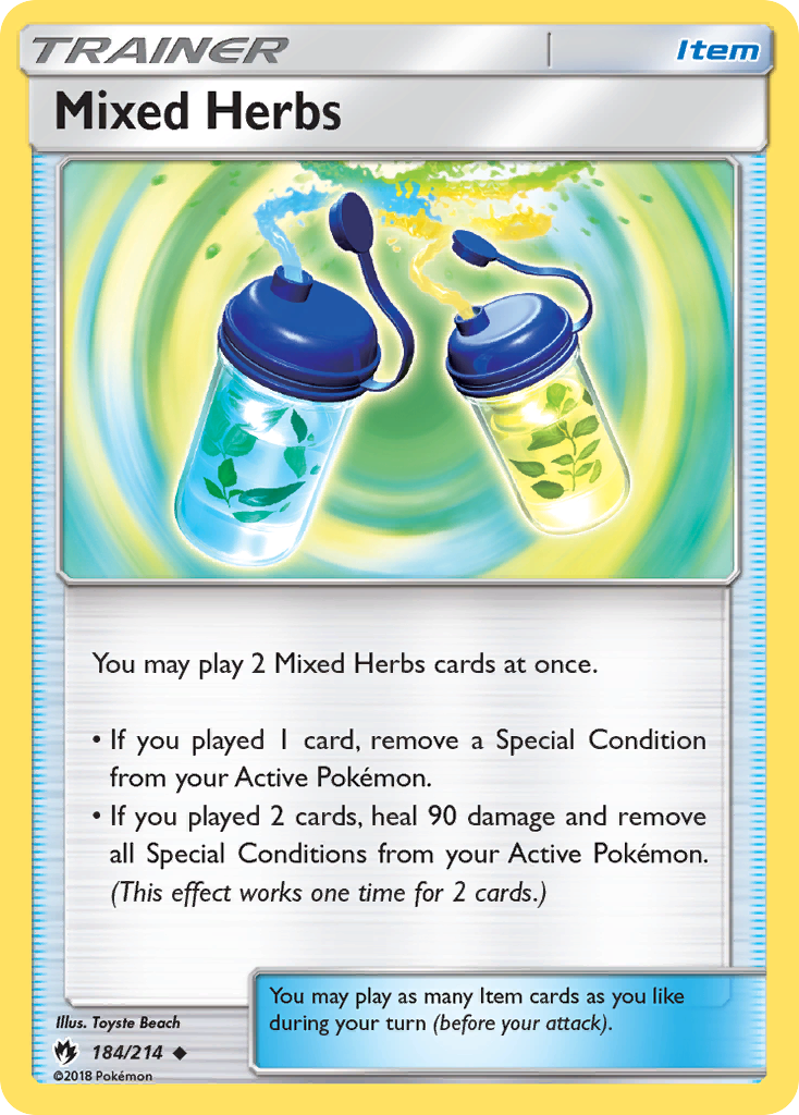 Mixed Herbs (184/214) [Sun & Moon: Lost Thunder] | Tables and Towers