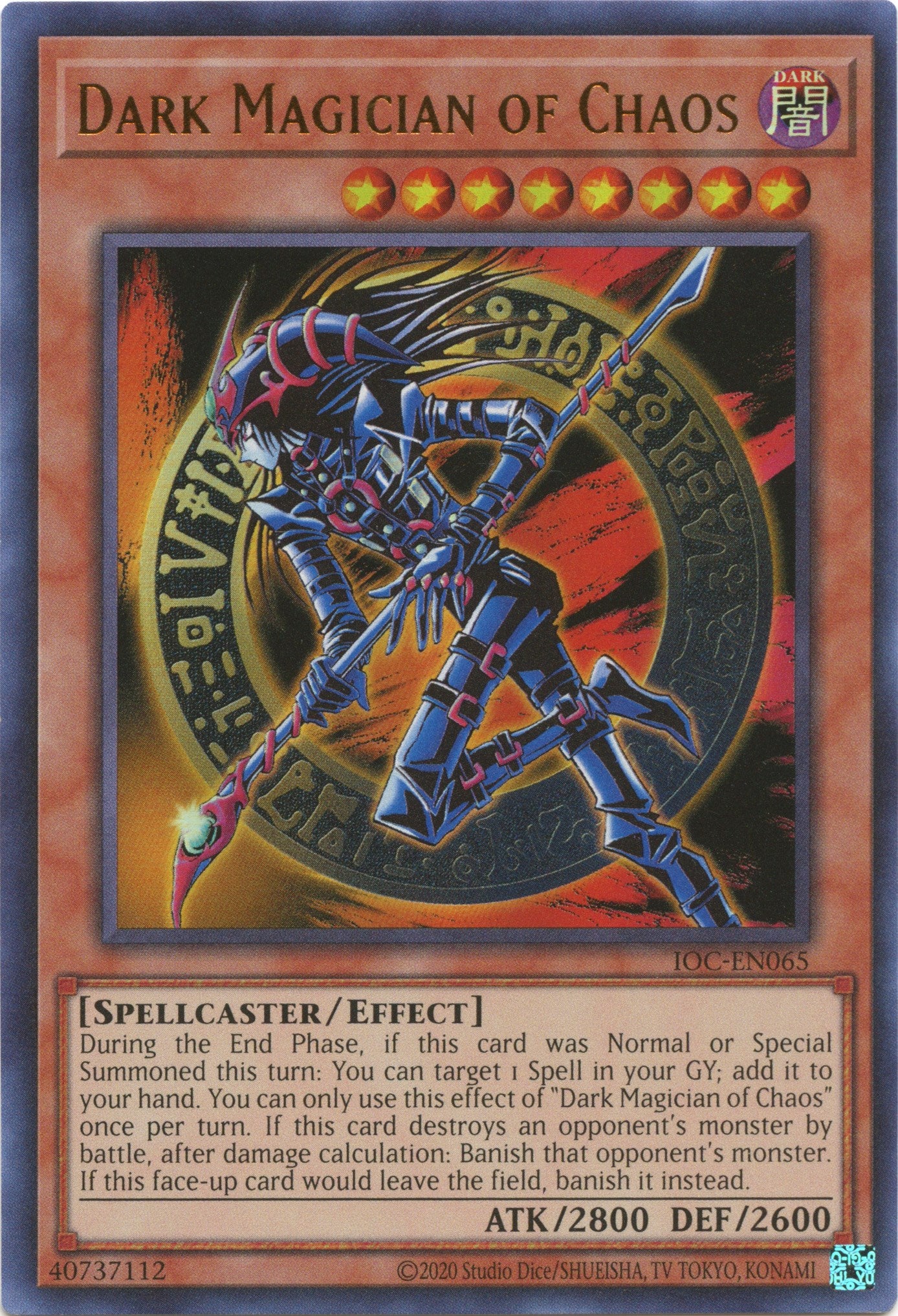 Dark Magician of Chaos (25th Anniversary) [IOC-EN065] Ultra Rare | Tables and Towers