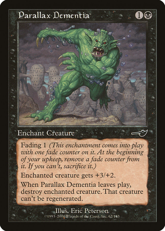 Parallax Dementia [Nemesis] | Tables and Towers