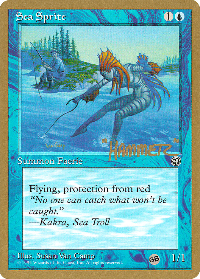 Sea Sprite (Shawn "Hammer" Regnier) (SB) [Pro Tour Collector Set] | Tables and Towers