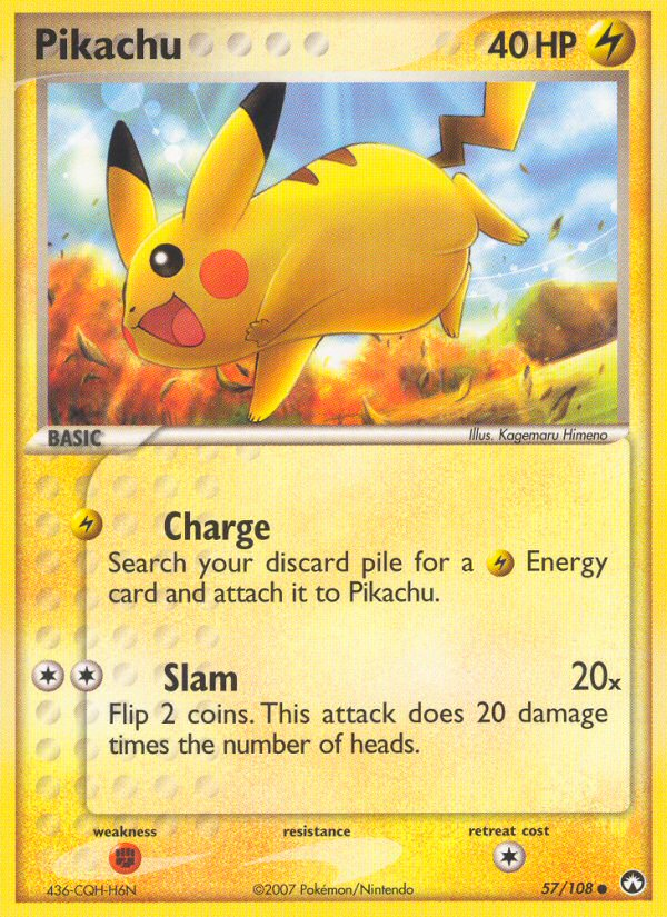 Pikachu (57/108) [EX: Power Keepers] | Tables and Towers