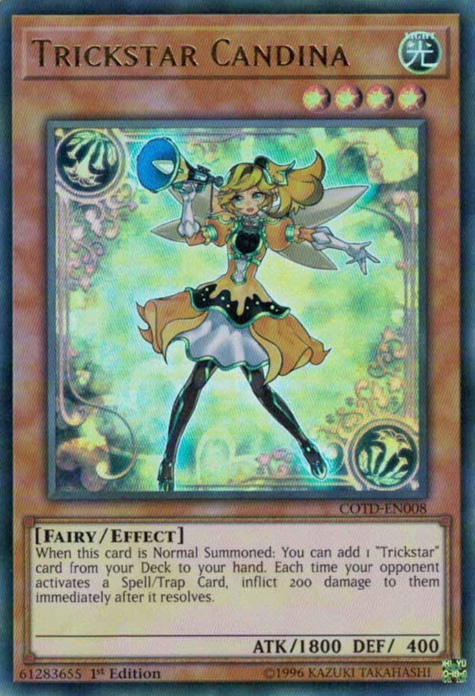 Trickstar Candina [COTD-EN008] Ultra Rare | Tables and Towers