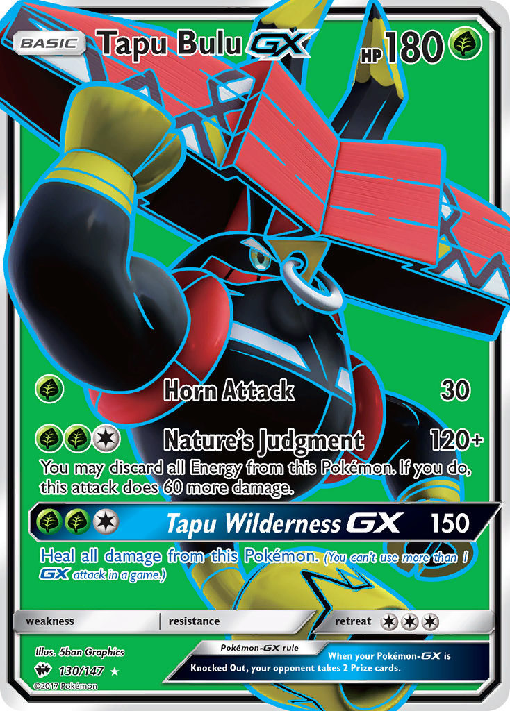 Tapu Bulu GX (130/147) [Sun & Moon: Burning Shadows] | Tables and Towers