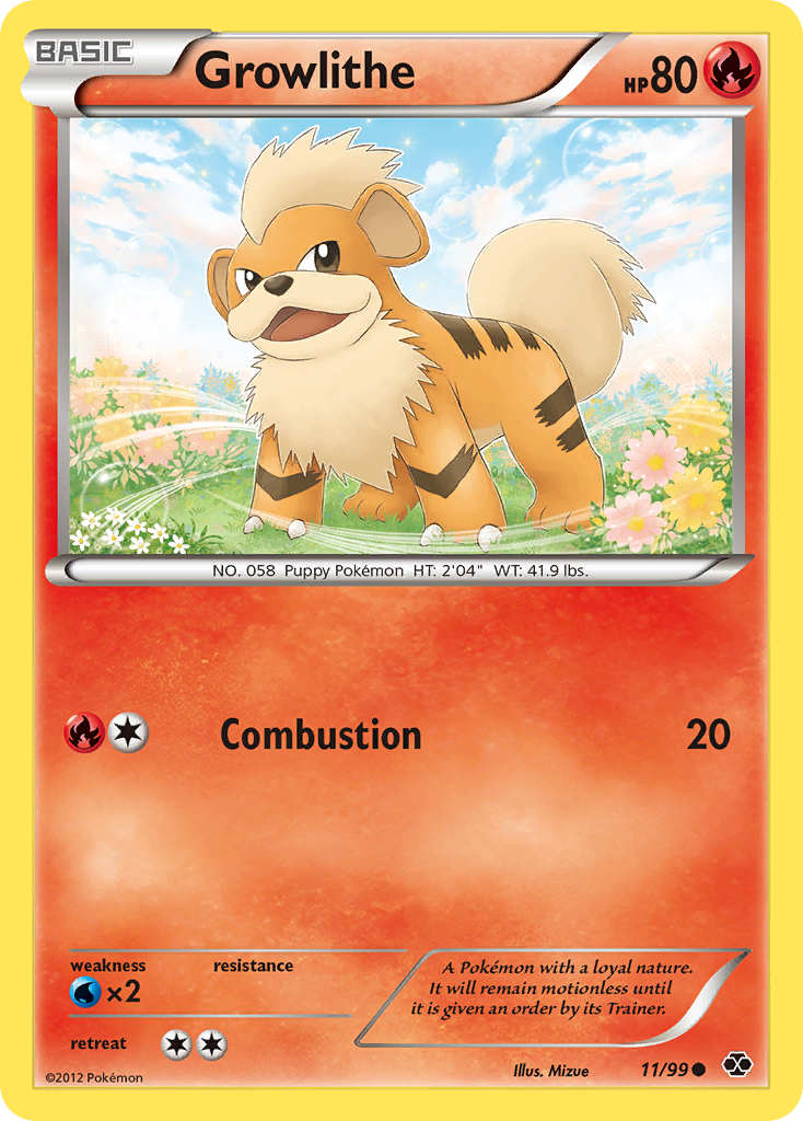 Growlithe (11/99) [Black & White: Next Destinies] | Tables and Towers