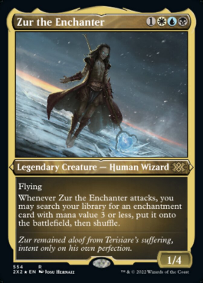 Zur the Enchanter (Foil Etched) [Double Masters 2022] | Tables and Towers