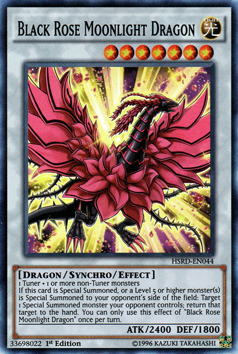 Black Rose Moonlight Dragon [HSRD-EN044] Super Rare | Tables and Towers