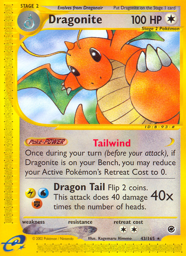 Dragonite (43/165) [Expedition: Base Set] | Tables and Towers